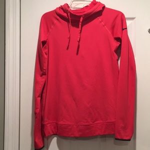 Nike pro red hoodie